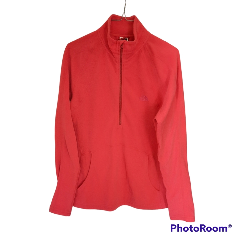 North Face Women's Salmon Half Zip Pullover Sweater